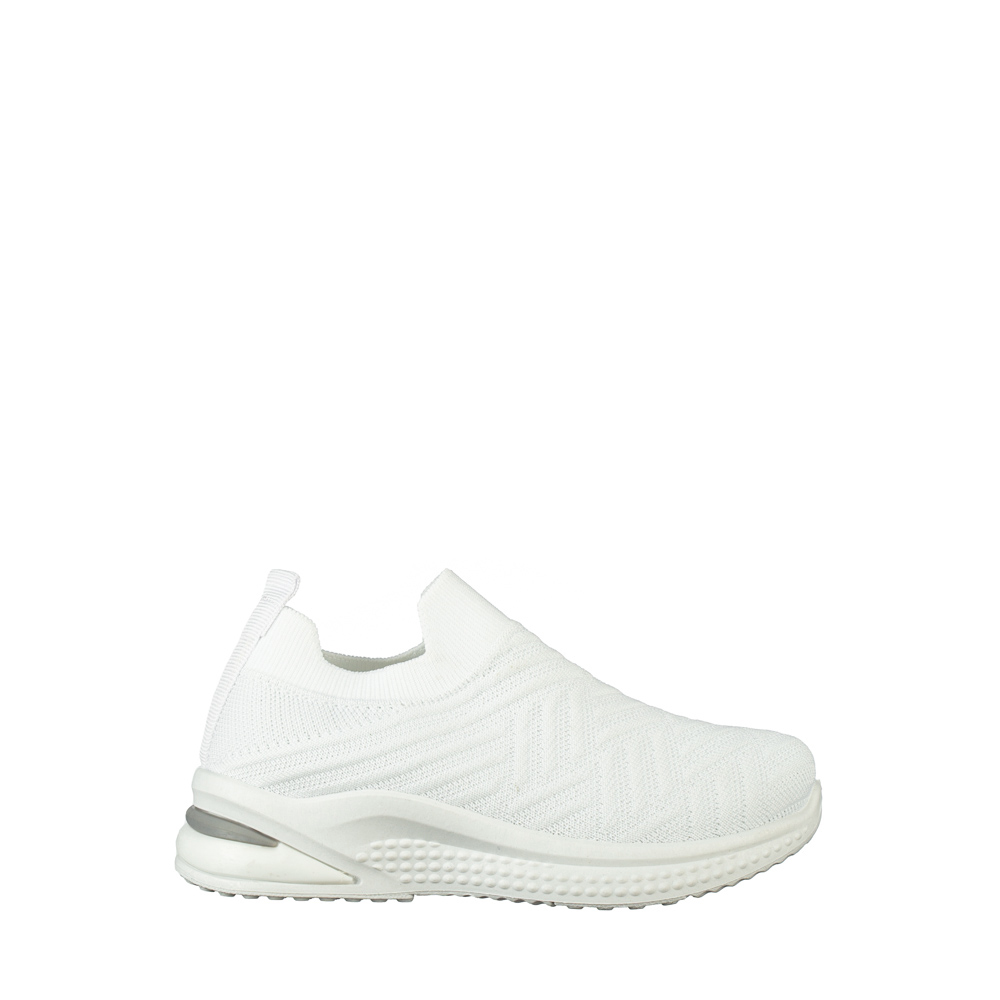 Pantofi sport copii albi din material textil Doston Incaltaminte Copii 2023-03-21